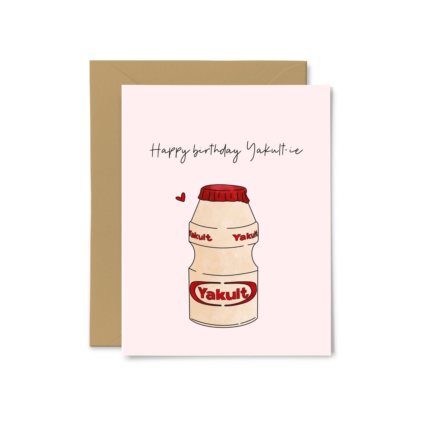 “Happy Birthday Yakult-ie” Yogurt Drink Greeting Card