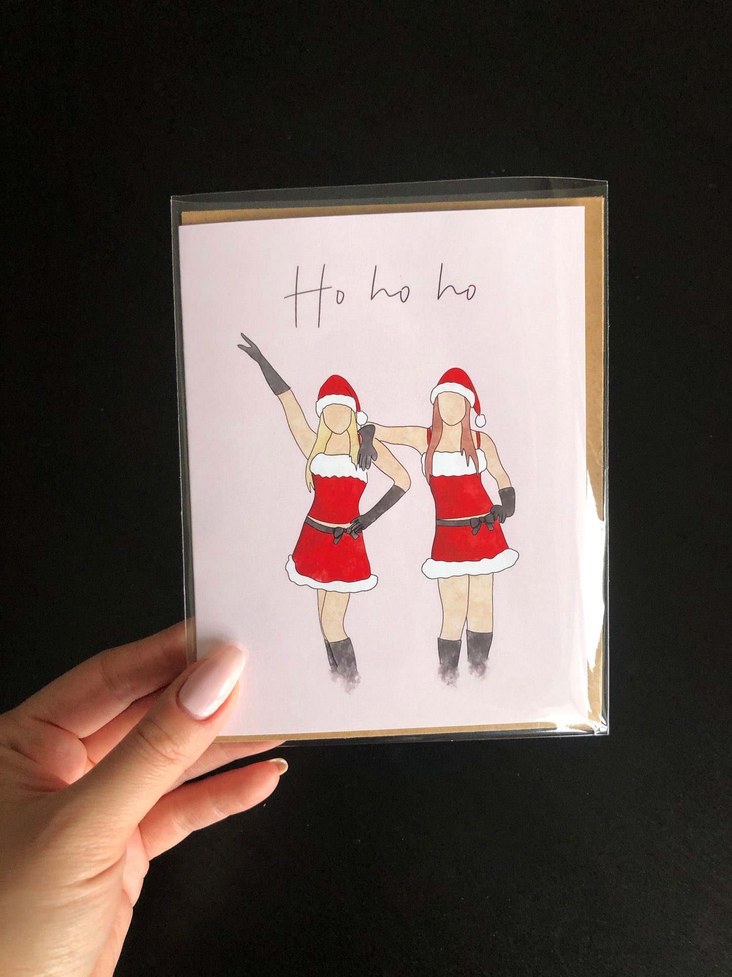 “Ho ho ho” Holidays Greeting Card