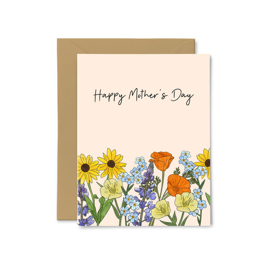 “Happy Mother's Day” Flowers Greeting Card