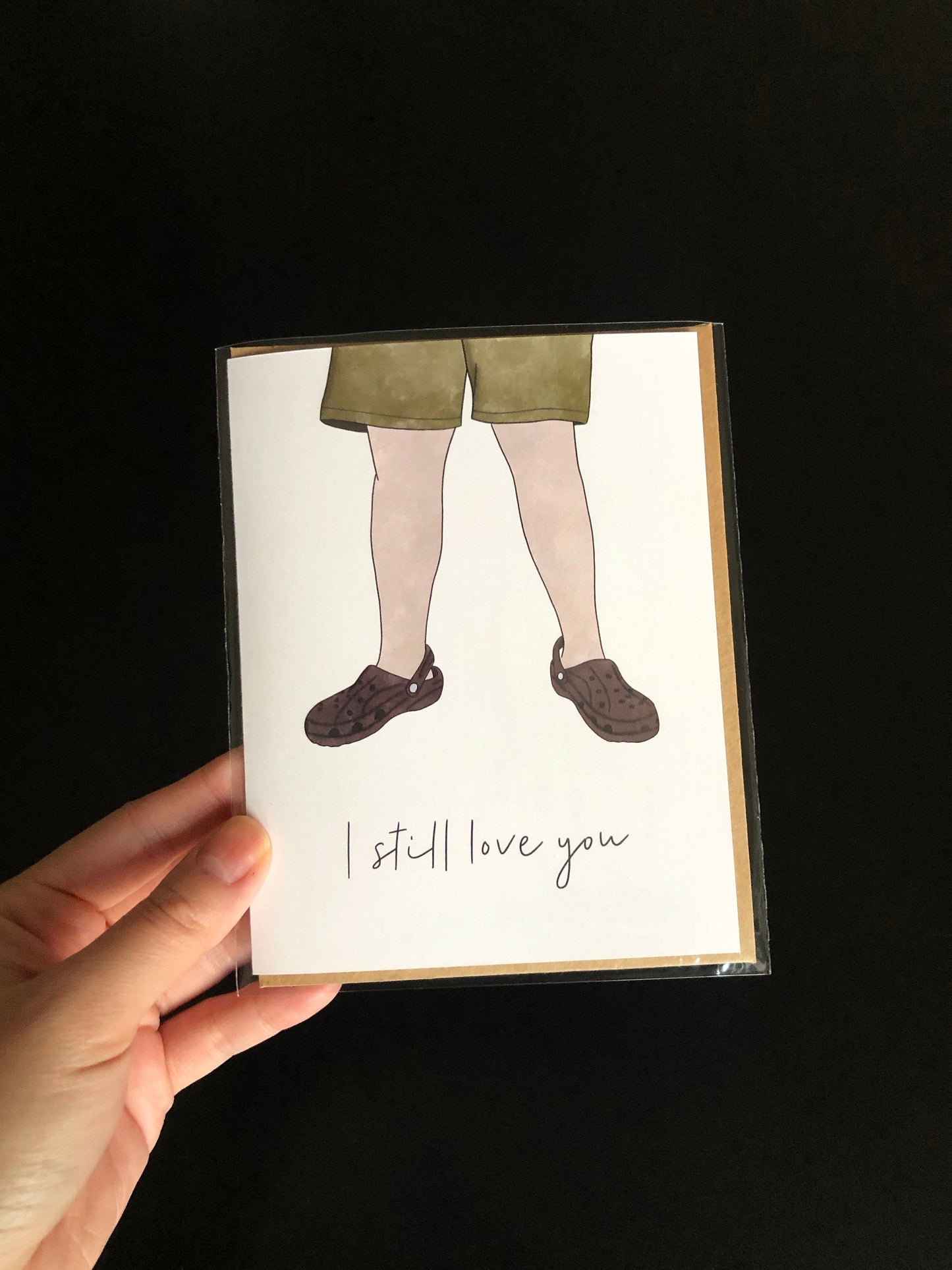 “I Still Love You” Crocs Greeting Card