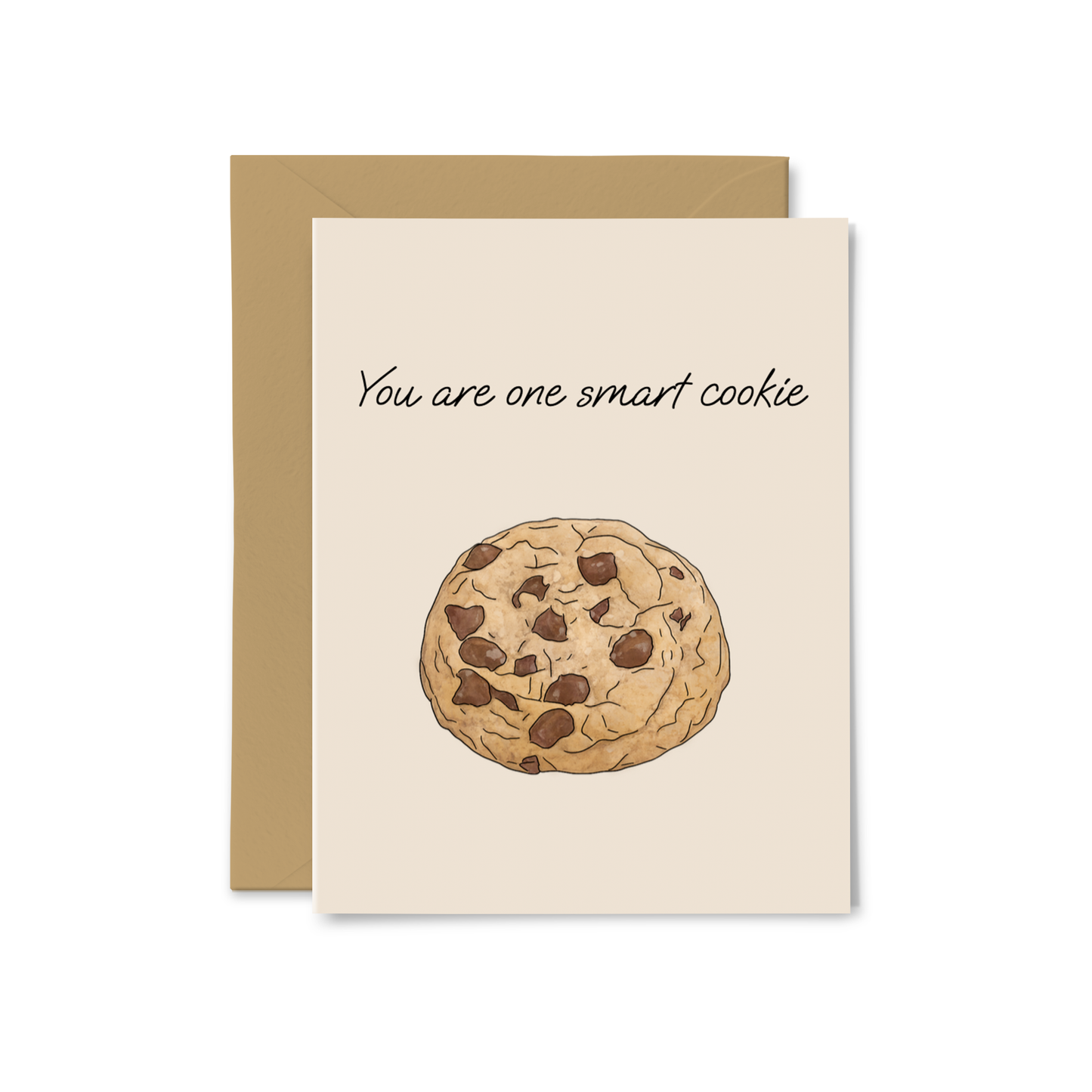 “You Are One Smart Cookie” Greeting Card